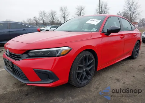 2022 Honda Civic Sport from USA, damaged, VIN 2HGFE2F51NH558132